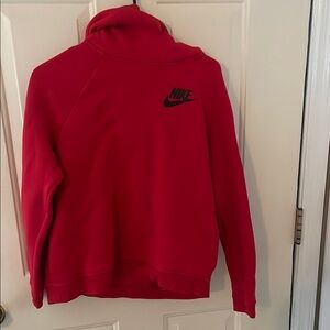 Nike Crimson Pullover with Black Logo